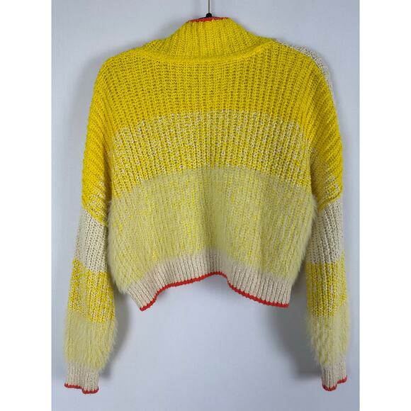 Free People Size XS Sunbrite Cotton Blend Sweater Cropped Oversized REVOLVE - Picture 9 of 16